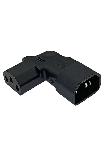 Choice Left Angle IEC C14 to C13 Power Adapter 90 Degree Right Left Angle 3-P...