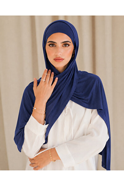 Generic Brand حجاب نسائي قطن سادة ناعم وخفيف – شال طرحة يومية مريحة مقاس واحد