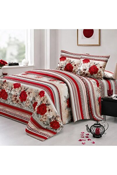 EMATTEIRO 4-Piece Duvet Cover Set with Duvet Cover and 2 Pillow, Modern Print