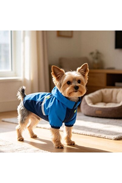 idei Comfortable pet jacket with zippered and pockets, winter coat with Hoode...
