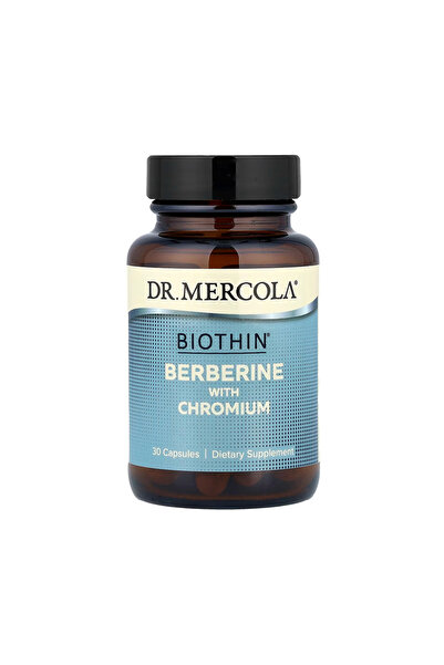 Dr Mercola دكتور ميركولا بيوثين بيربيرين مع الكروم - 30 كبسولة