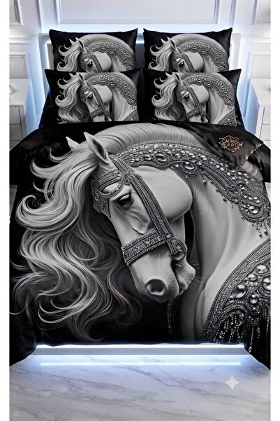 Elmas Dizayn Special Design Brand 240*260 cm Double Duvet Cover Set Organic C...
