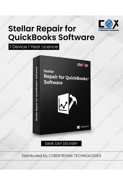 STELLAR Repair for QuickBooks Software | 1 Device for 1 Year | Digital Licens...