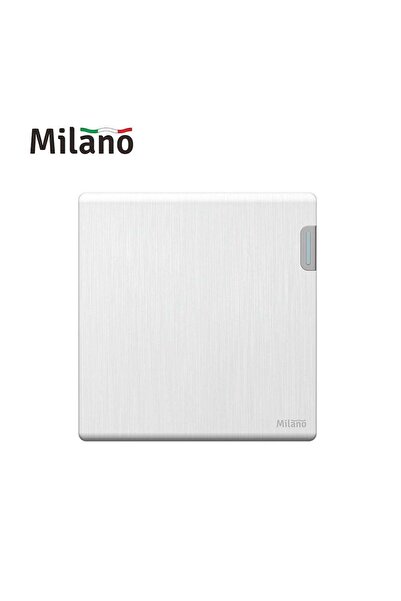 Milano 10A 1G 2W Switch Aura White, Electrical Switch And Socket For Wall Ins...