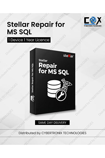 STELLAR Repair for MS SQL | 1 Device for 1 Year | Digital License | Same Day ...