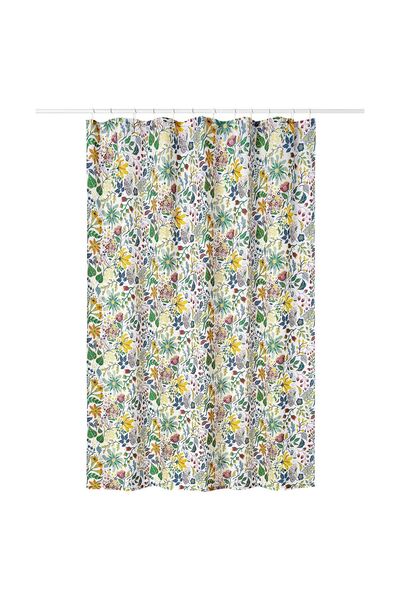 IKEA Modern Beyaz Duş Perdesi 180x200 - Şık Banyo Aksesuarı