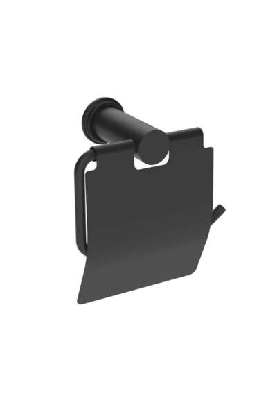 Milano Luxe Berlin Paper Holder Matte Black, Useful Item For Daily Home Needs