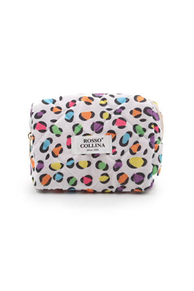 Rosso Collina Patterned Makeup Bag – Zippered