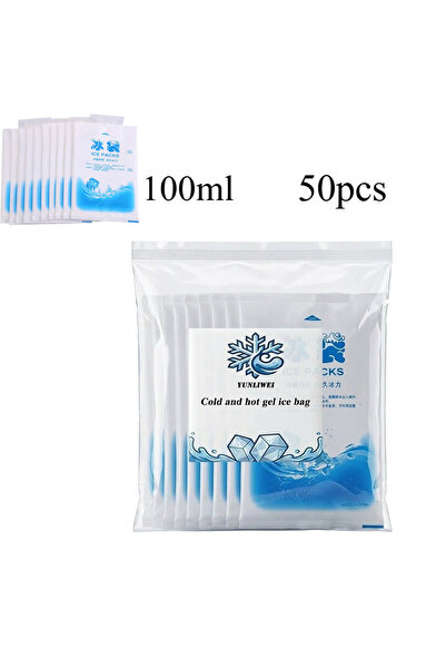 Choice 100ml 50pcs 50PC Gel Ice Packs Reusable Cold Compress Packs for Injuri...