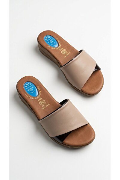 ARTI ARTI AYAKKABI Artı&Jel-5000 Orthopedic Gel Women's Slippers with Heel Sp...