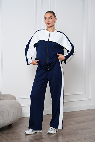 Mega Life Cupra Fabric Garnished Zippered Oysho Set