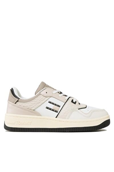 Tommy Hilfiger Tommy Jeans, Pantofi sport de piele si piele intoarsa cu logo,...