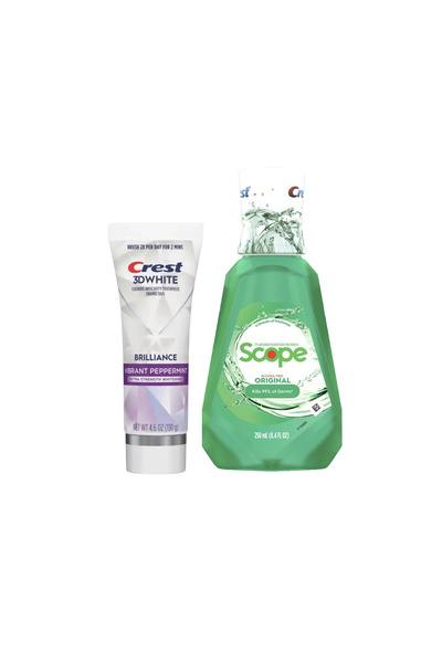 Crest 3D White Brilliance (Canlı Nane) Diş Macunu (SKT 2027) 130gr-Scope Orig...