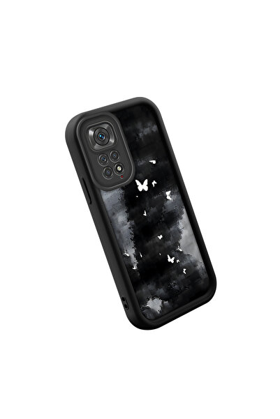 ARTISHELL Redmi Note 11/Note 11S Uyumlu Moda Kelebek Baskılı Dayanıklı Telefo...