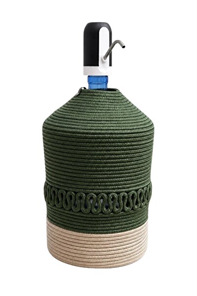 Comfort Craft Husă pentru sticle cu aspect de răchită de iută |   Husă lavabi...