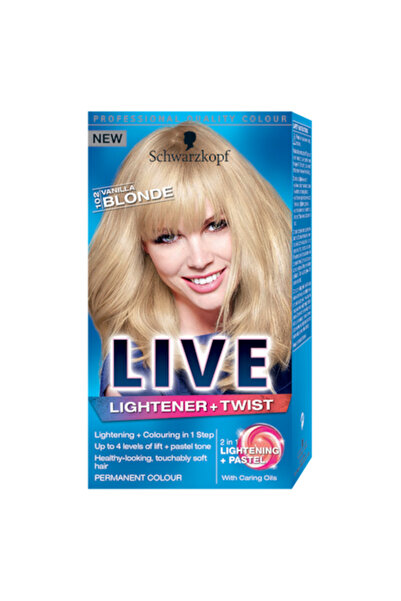 Live Vopsea de păr permanentă Lightener + Twist 102 Blond Vanilie, 142,5 ml