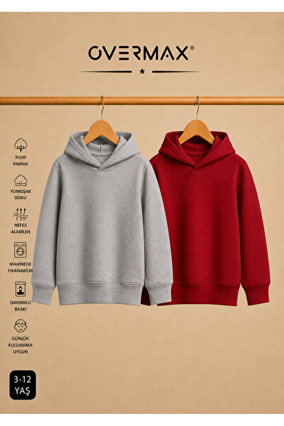 OVERMAX Children's 2-Piece Sweatshirt Set – Ages 3-12