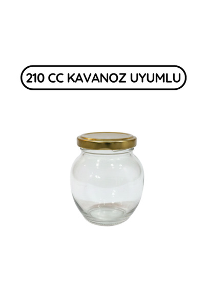 Milea 50 Adet Gold Kavanoz Kapağı – 53mm (190cc-210cc kavanoza uyumlu)