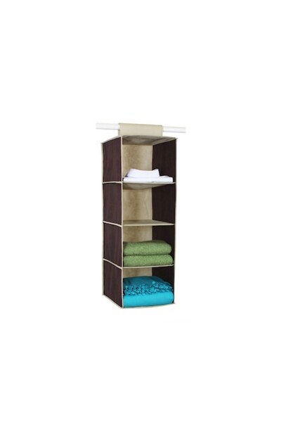 Lumi LUXURY ®   Ραφιέρα αποθήκευσης με 4 ράφια, 30 x 30 x 84 εκ.