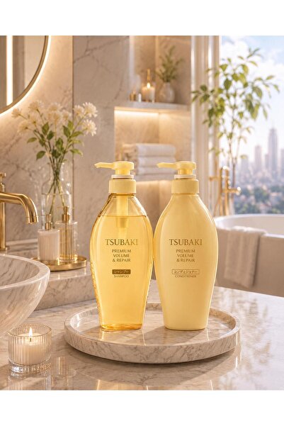TSUBAKI Premium Volume & Repair Series 450Ml+450Ml