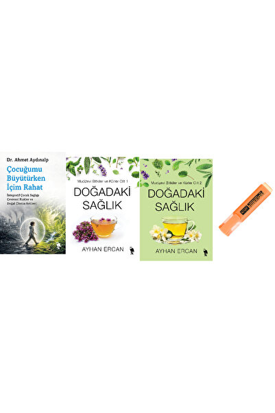 Nemesis Kitap Çocuğumu Büyütürken İçim Rahat + Doğadaki Sağlık 1 + 2 KALEM HD...