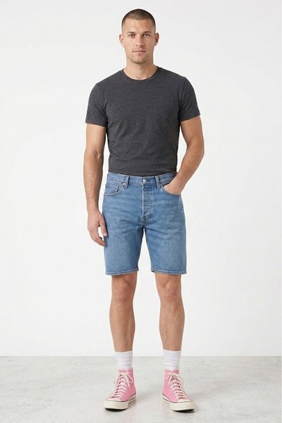 Levi's Ανδρικό 501 ORIGINAL SHORTS Μπλε Σορτς -0005