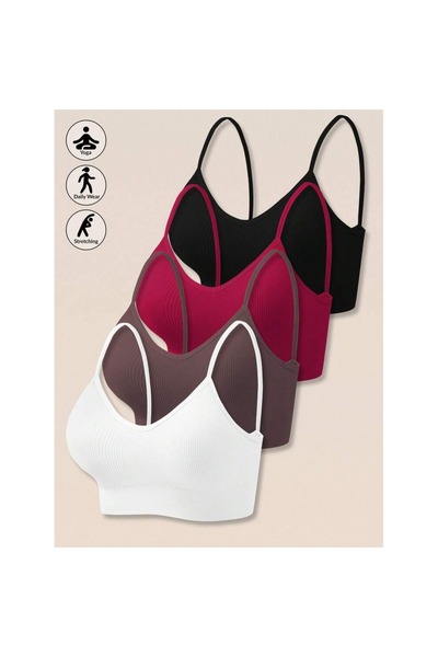 OEM Sutiene tip camisol cu dungi fără cusături pentru femei, sexy, confortabi...