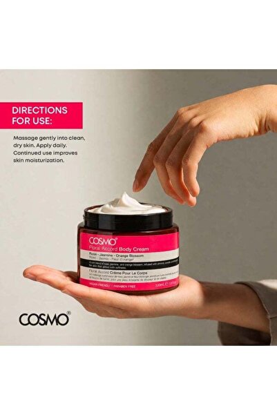 Cosmo Body Cream Floral Accord 330ml| Deep Moisturization & Nourishment | Hydrates, Softens