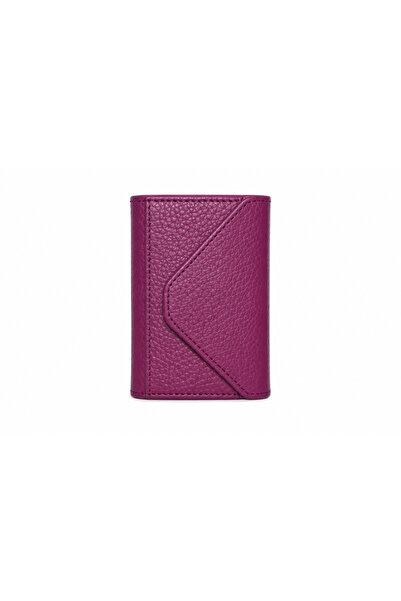 VAULTO HAKİ DERİ UNİSEX AKORDEON KARTLIK