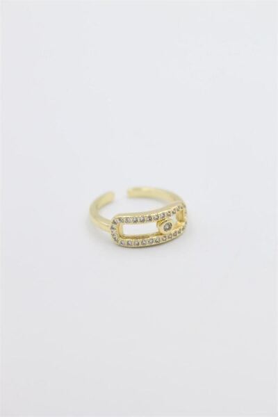 Ethab Ticaret Glb-Stl41414 Stone Ring - Gold