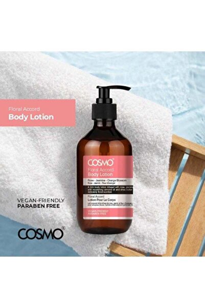 Cosmo Body Lotion Floral Accord 500ml | Deep Hydration & Nourishment | Softens, Smoothens