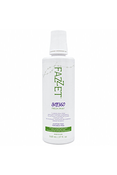 Fazzet Ústna voda Fresco Fresh Breath & Dry Mouth Care Mint 500 ml