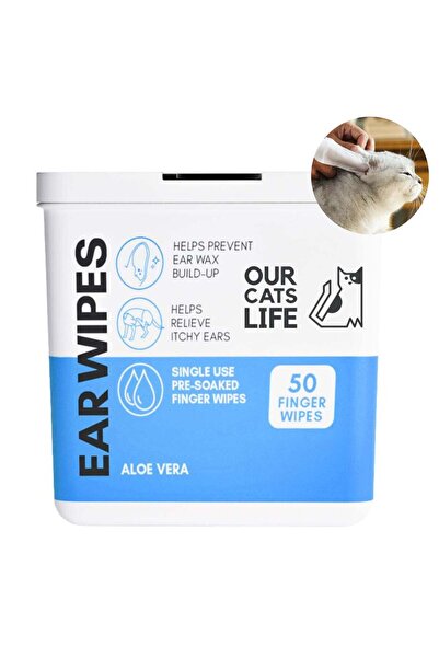 OUR OurCatsLife Ear Wipes for Cats 50pcs