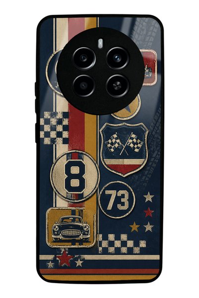 S Mode Realme 12 Pro Old School Racing Design Glossy Phone Case