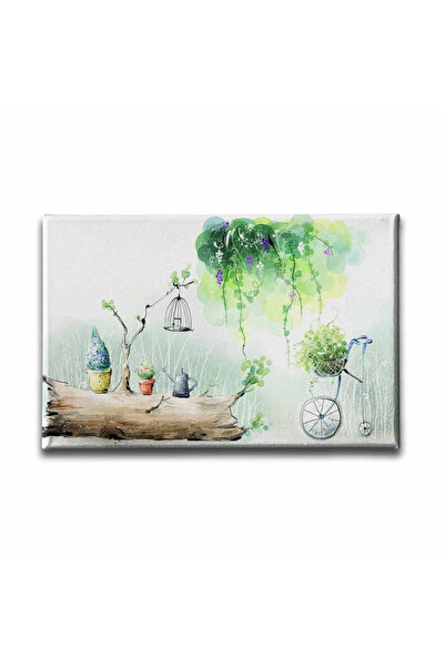 enmalife Nature Watercolor Artistic Canvas Wall Painting