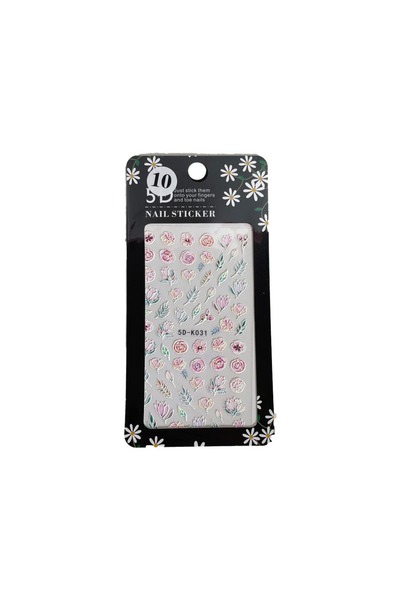 OEM Autocolante decorative pentru unghii cu model floral de lalele
