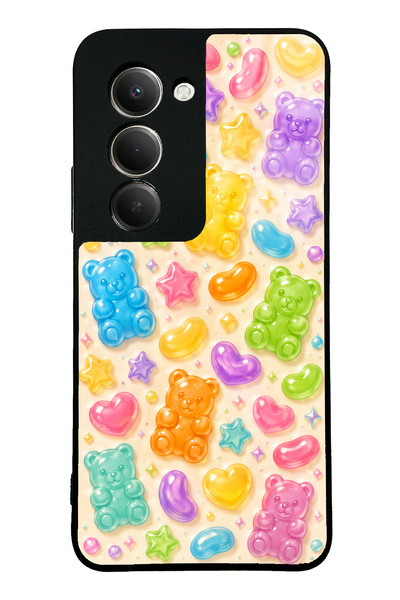S Mode Xiaomi Redmi 15 Glossy Phone Case with Sweet Bear Jelly Design