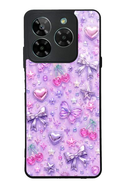 S Mode حافظة هاتف لامعة بتصميم Gm Era 50 Lilac Charm Pop
