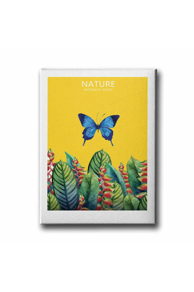 enmalife Pictură decorativă pe pânză cu fluturi
