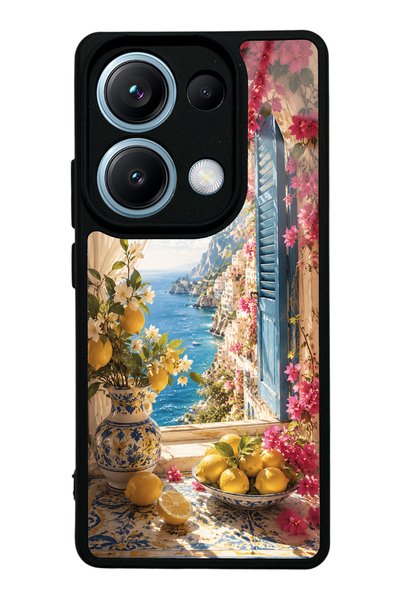S Mode حافظة هاتف Xiaomi Redmi Note 13 Pro 4G بتصميم دولتشي فيتا أمالفي اللامع