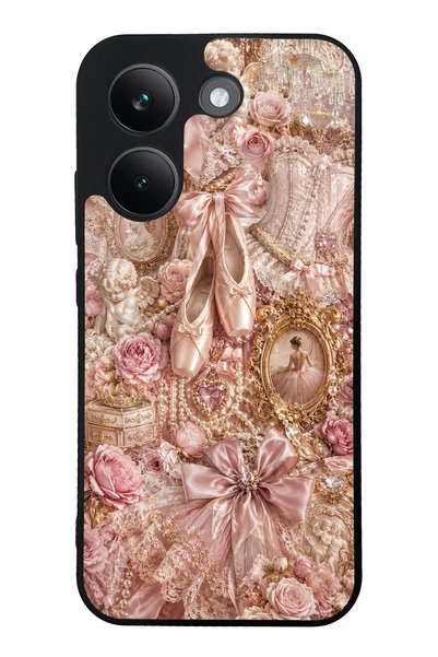 S Mode حافظة هاتف Xiaomi Poco X8 Pro بتصميم Angel Ballet لامعة