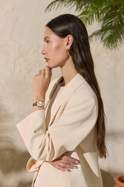 Aker Pembe/Gold ACCG1410 Oyster Kol Saati 28MM