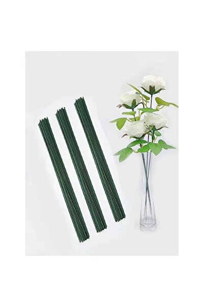 OEM Tulpini de flori artificiale de 2 mm, tulpini de flori verzi realiste, po...