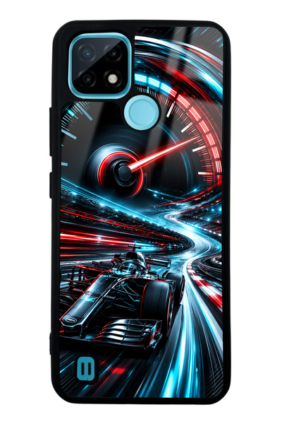 S Mode Realme C21 Velocity Pulse Design Glossy Phone Case