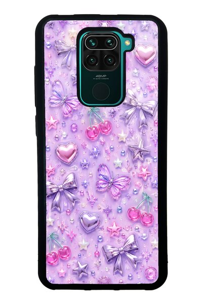 S Mode حافظة هاتف Xiaomi Redmi Note 9 Lilac Charm Pop بتصميم لامع