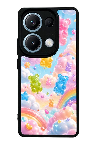 S Mode حافظة هاتف Xiaomi Redmi Note 13 Pro 4G بتصميم جيلي بير سكاي لامعة