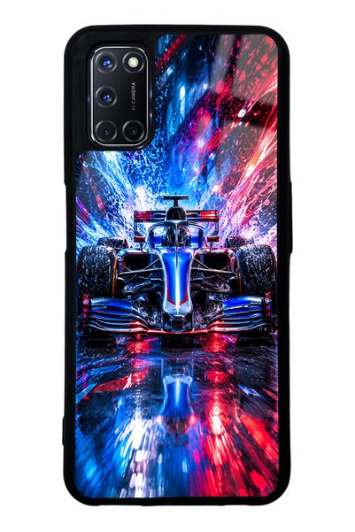 S Mode Oppo A52 Bluefire Apex Design Glossy Phone Case