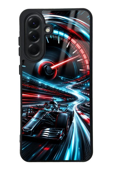 S Mode حافظة هاتف سامسونج A56 بتصميم Velocity Pulse لامعة