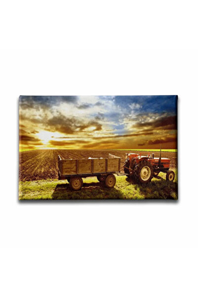 enmalife Tablou decorativ de perete din pânză cu tractor