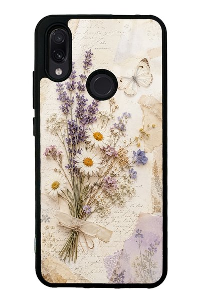 S Mode حافظة هاتف لامعة بتصميم لافندر ميدو لهاتف Xiaomi Redmi Note 7